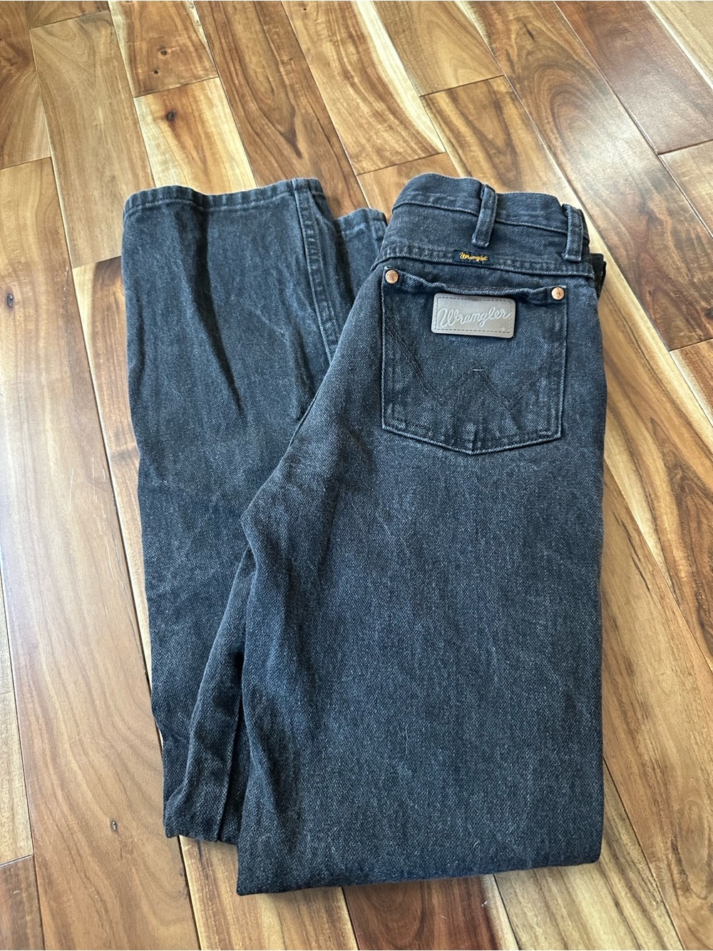 Wrangler 936KCL Cowboy Cut Slim Fit Jeans 30x32 Charcoal Dark Gray